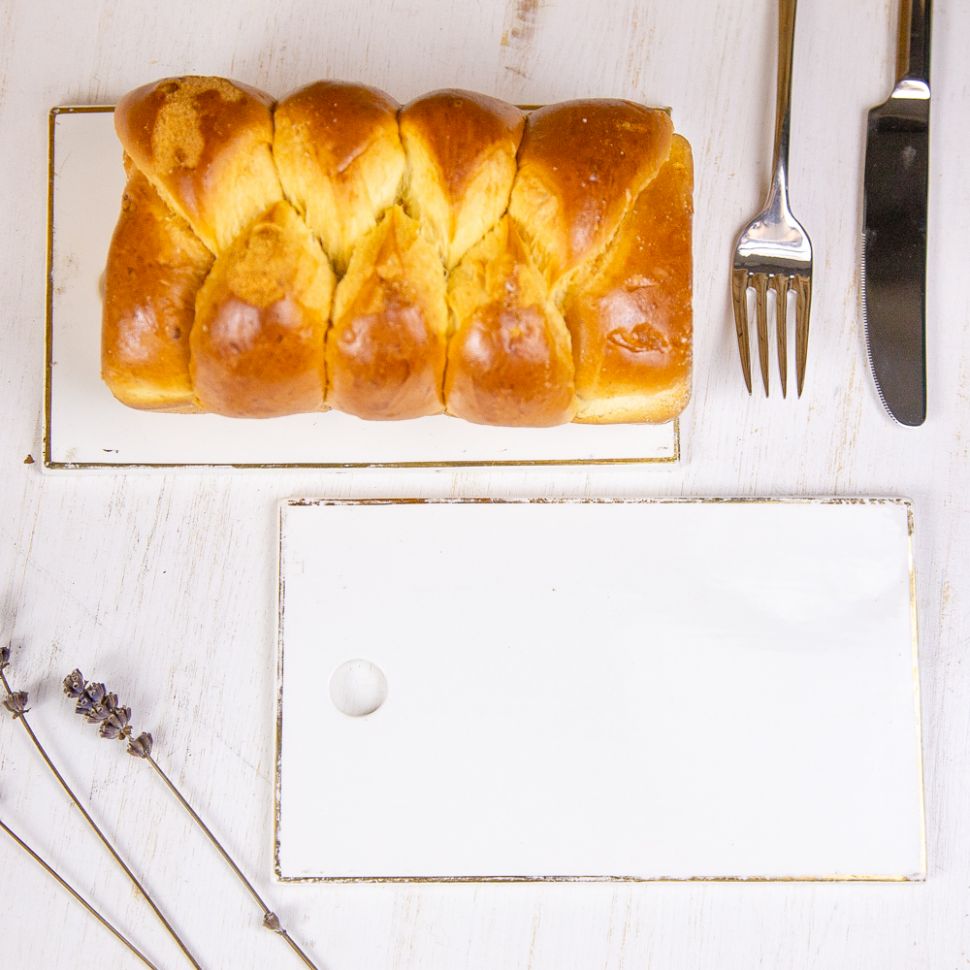 Доска разделочная и для подачи 20х12 см фарфор