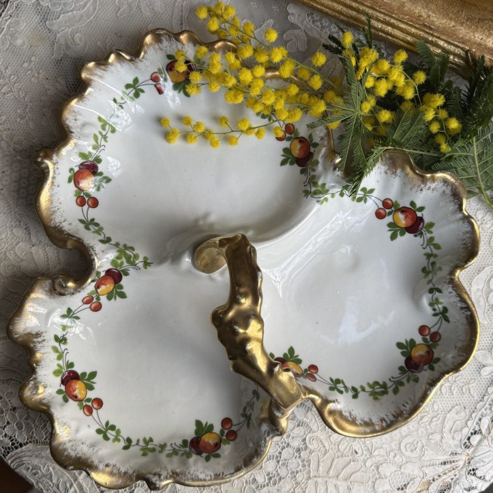 Менажница с ручкой Кабаретка 30 см Франция 