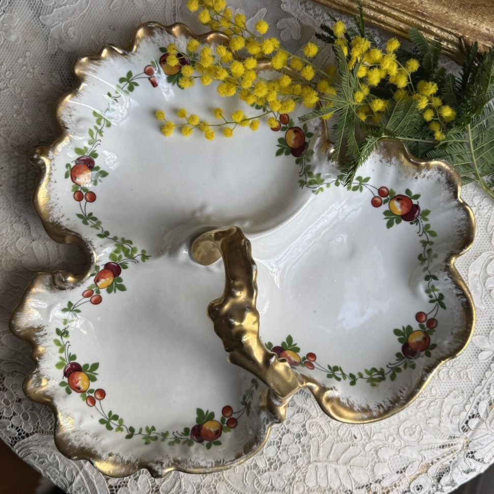 Менажница с ручкой Кабаретка 30 см Франция 