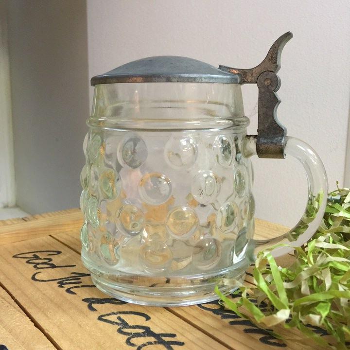 Кружка пивная с оловянной крышкой 500 мл