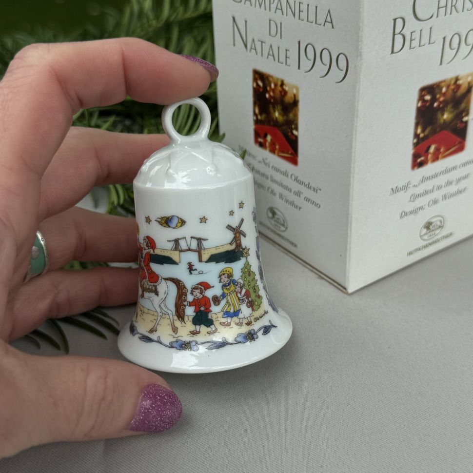 Колокольчик рождественский 1999 Hutschenreuther Германия