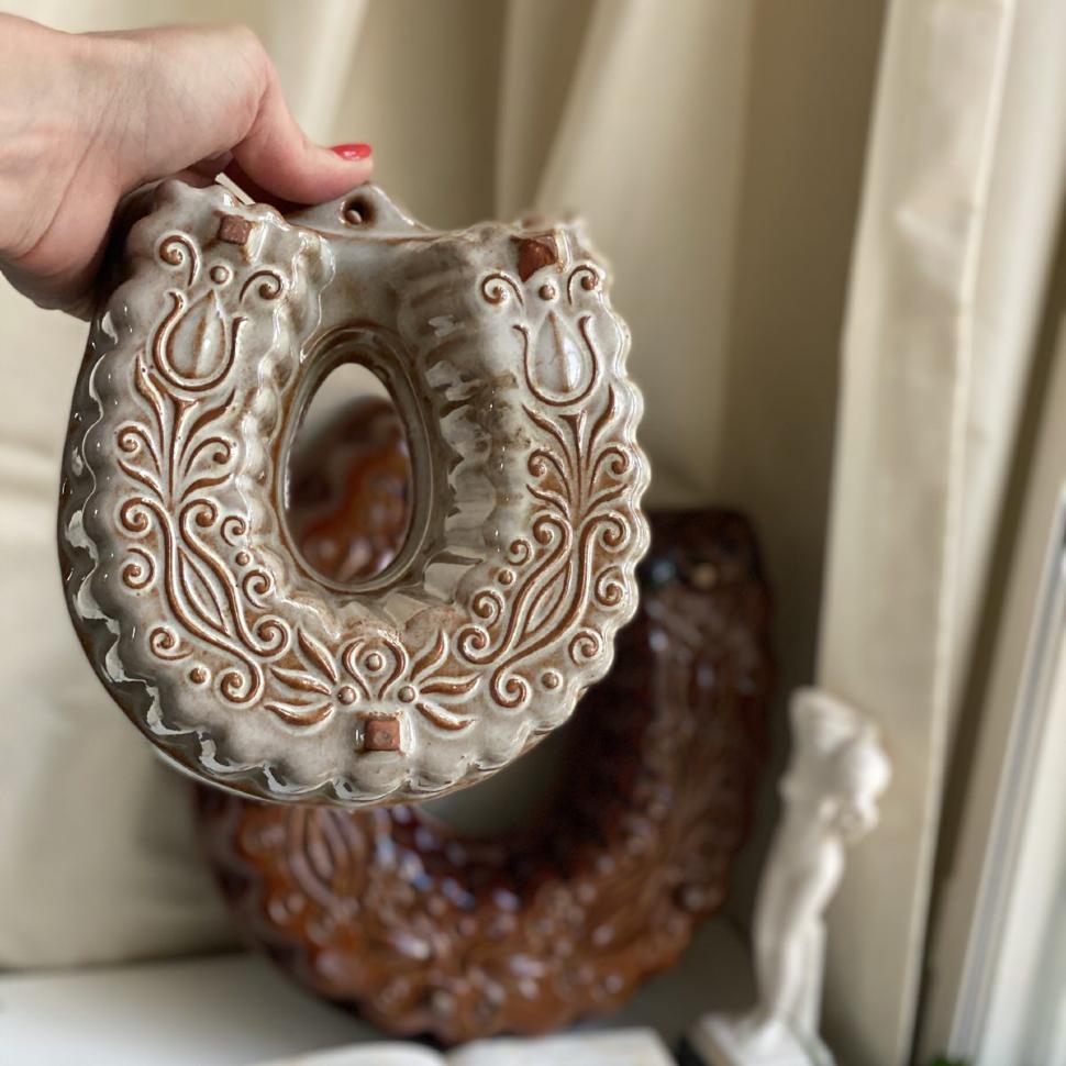 Форма для запекания 18 см Подкова керамика