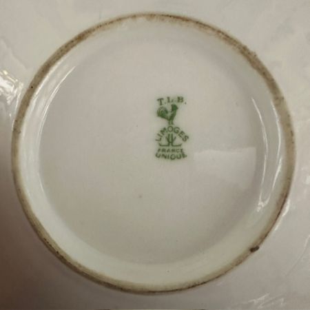 Тарелка десертная T.L.B. Limoges Unique 15 см Франция