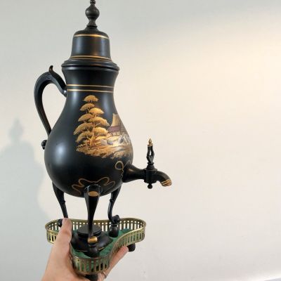 Голландский самовар, ювелирная роспись олово