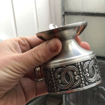 Подсвечник PEWTER 7,5 см олово Норвегия