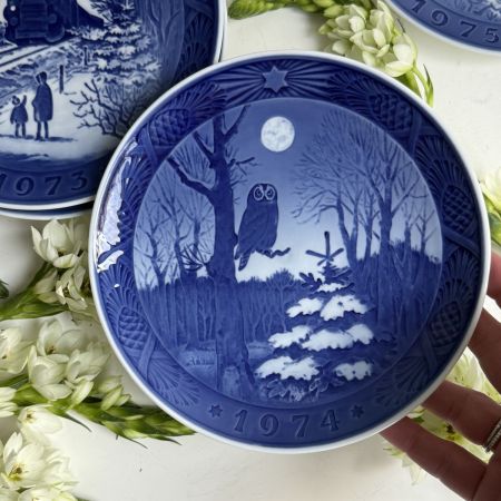 Тарелка ежегодная 1974 Royal Copenhagen Дания