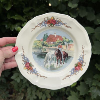 Тарелка Sarreguemines Obernai 21 см Франция