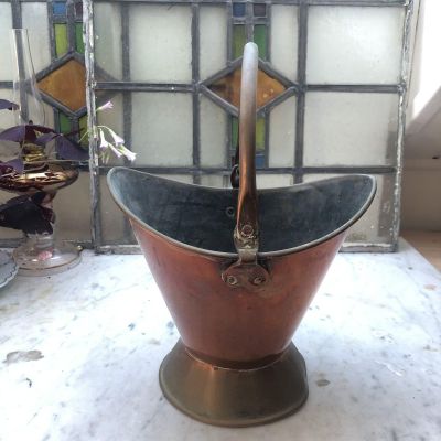 Зольник кашпо 18 см медь