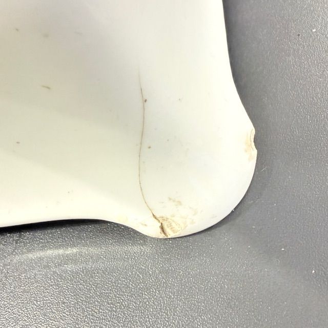 Весы старинные рыночные с двумя чашами Herzog  36 см чугун фаянс