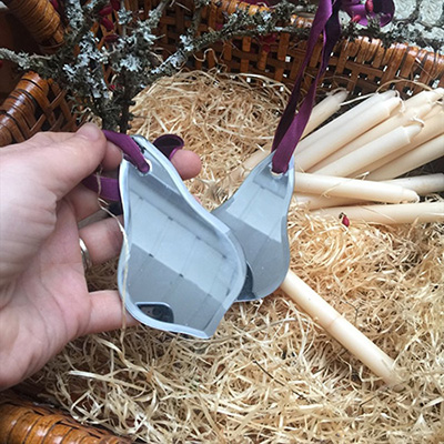 Подвес зеркало в форме капли 