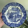 Тарелка Staffordshire Dickens 22 см Ironstone Англия