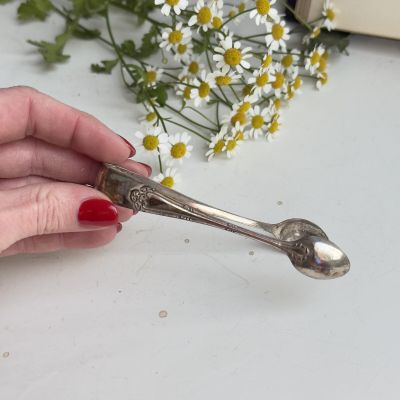 Щипцы для льда и сахара 11 см мельхиор 