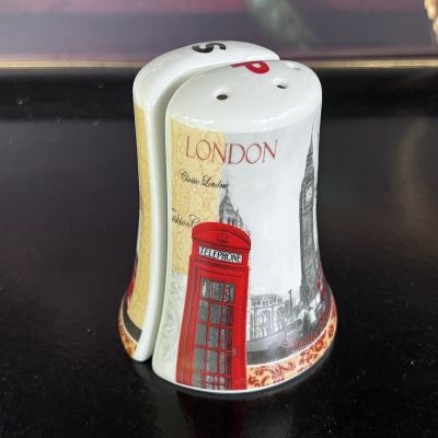 Солонка и перечница London набор 10 см керамика