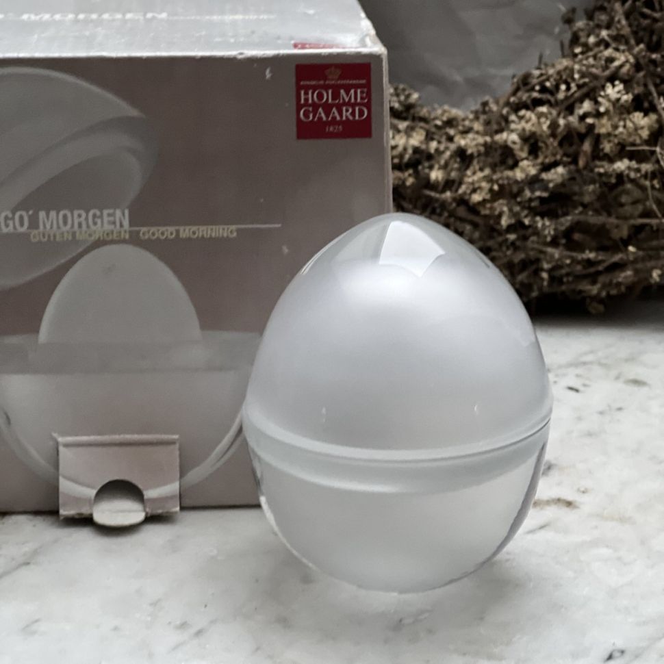 Подставка для яйца с крышкой Holme Gaard 10 см стекло Дания