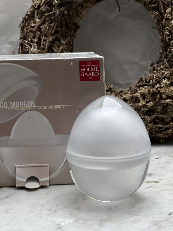 Подставка для яйца с крышкой Holme Gaard 10 см стекло Дания