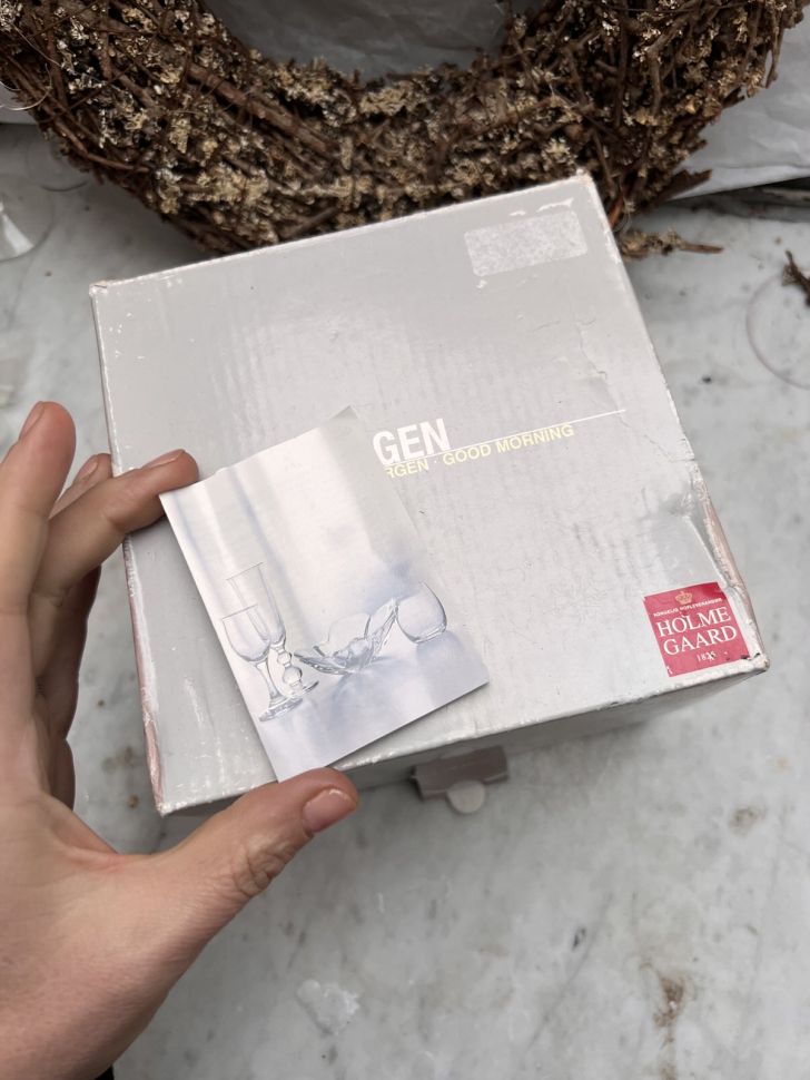 Подставка для яйца с крышкой Holme Gaard 10 см стекло Дания