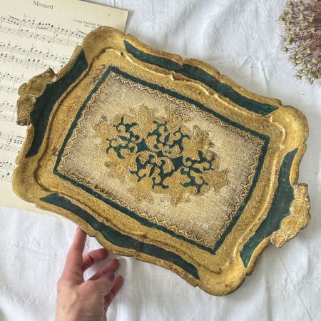 Поднос флорентийский с ручками 41 см