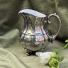 Чайник сахарница молочник WMF набор 3 предмета фарфор серебрение Германия