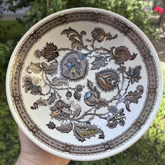 Салатник Ridgway Staffordshire Jacobean 23 cм Ironstone Англия