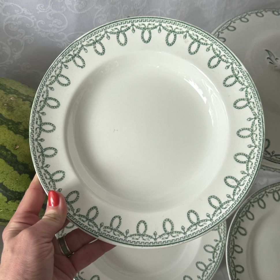 Тарелка глубокая Boch Freres Bonaparte 24 см Бельгия