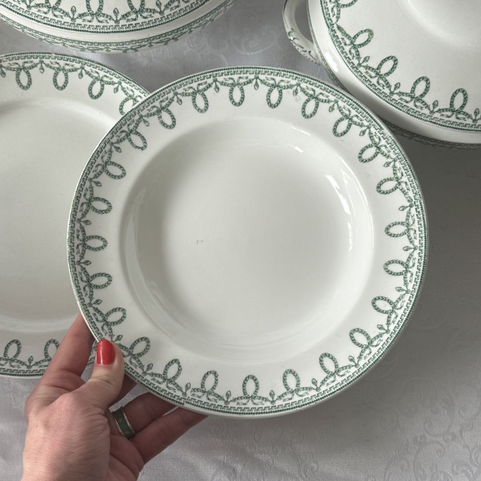 Тарелка глубокая Boch Freres Bonaparte 24 см Бельгия