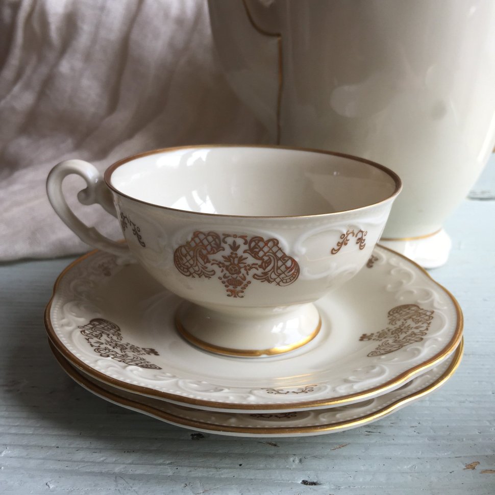 Кофейная пара и два блюдца Tirschenreuth Бавария, 1969-1995 гг