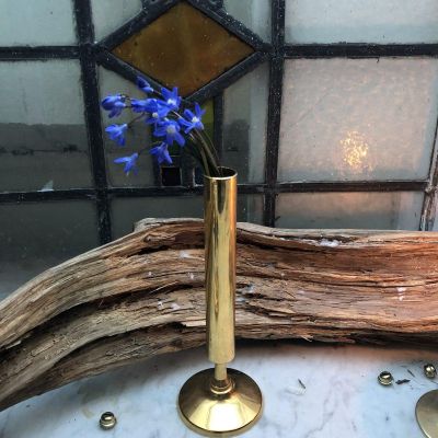 Ваза для одного цветка, латунь