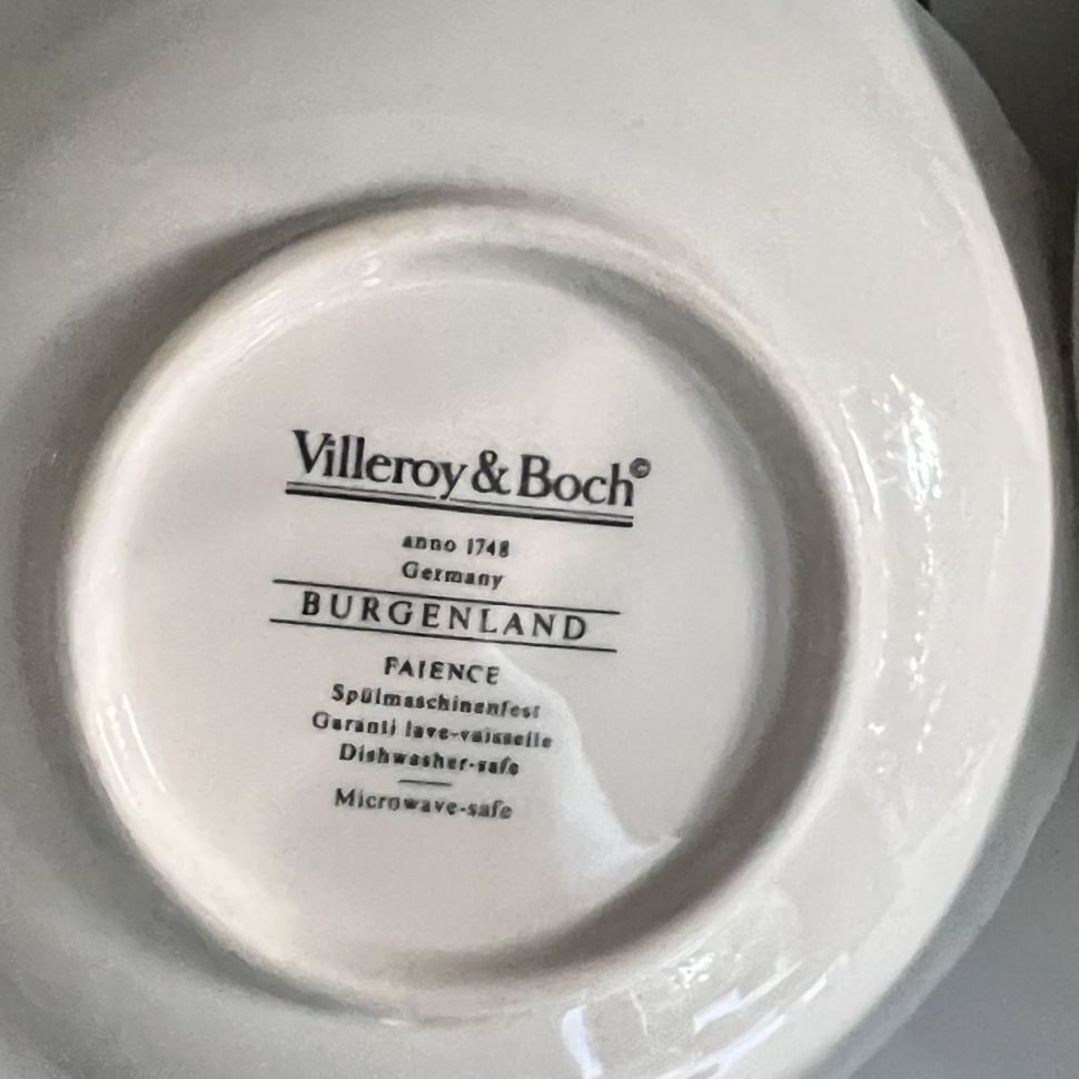 Тарелка глубокая 23 см ВиллеройБох Burgenland фарфор Германия