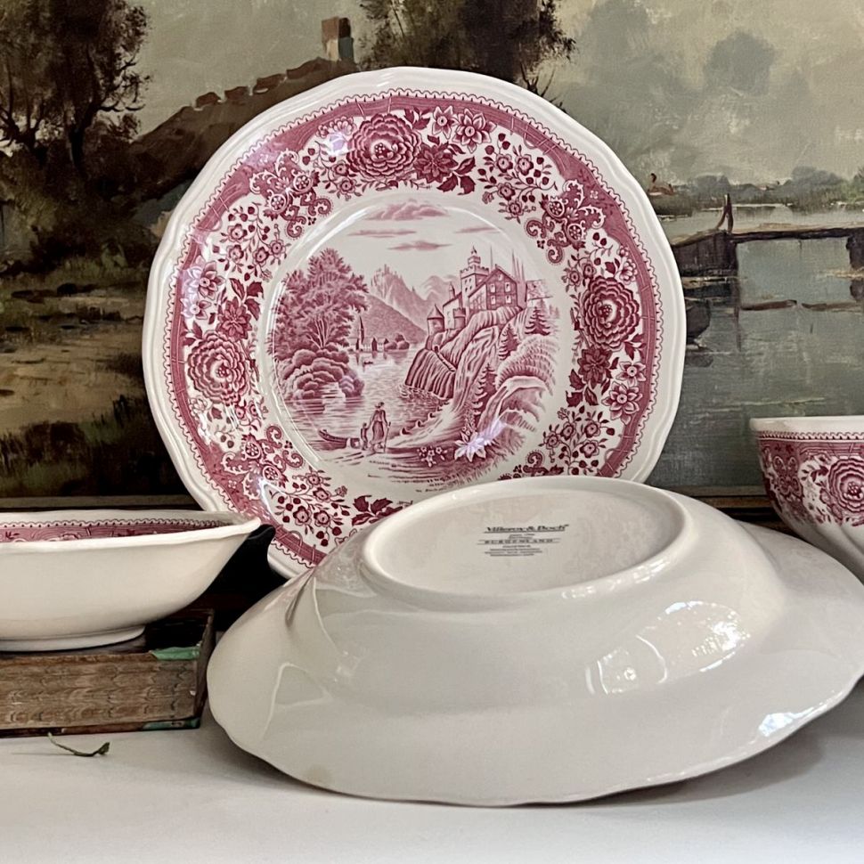 Тарелка глубокая 23 см ВиллеройБох Burgenland фарфор Германия