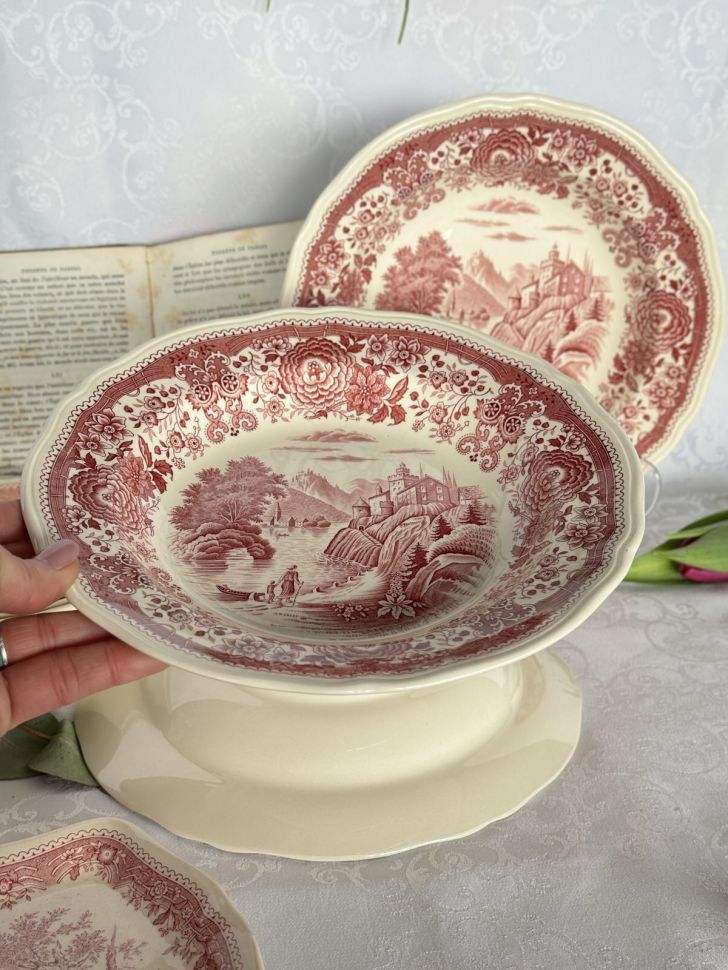 Тарелка глубокая 23 см ВиллеройБох Burgenland фарфор Германия