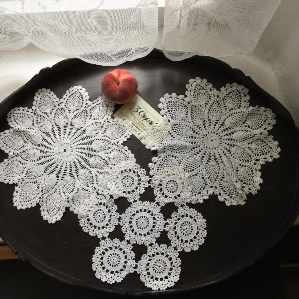 Салфетка кружевная, набор 3 шт.