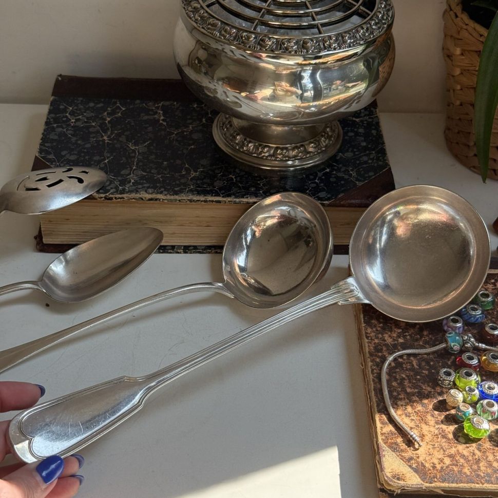 Половник Christofle 31 см серебрение Франция 150 лет