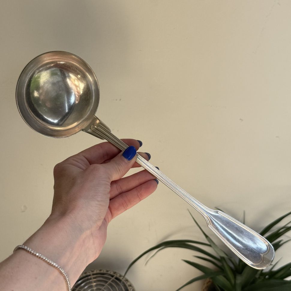 Половник Christofle 31 см серебрение Франция 150 лет