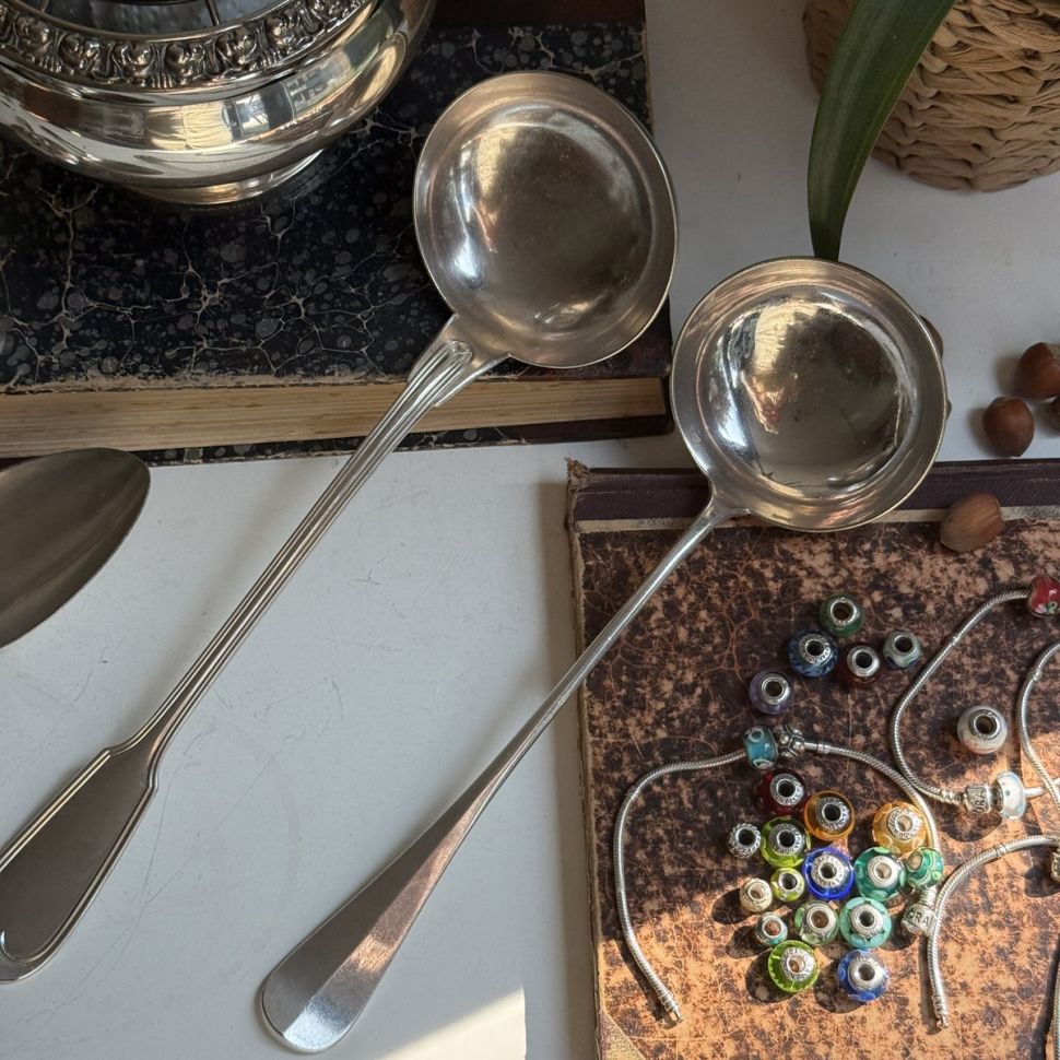 Половник Christofle 31 см серебрение Франция 150 лет