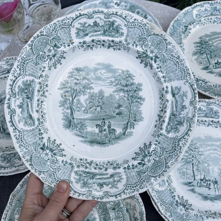 Тарелка Gustafsberg Royal Scenery 26 см Швеция