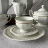 Чайная пара Rosenthal Classic Rose с золотой каймой 200 мл Германия   