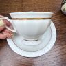 Чайная пара Rosenthal Classic Rose с золотой каймой 200 мл Германия   