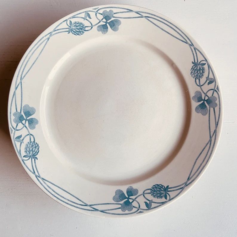 Тарелка Sarreguemines Trefle Модерн 24 см Франция