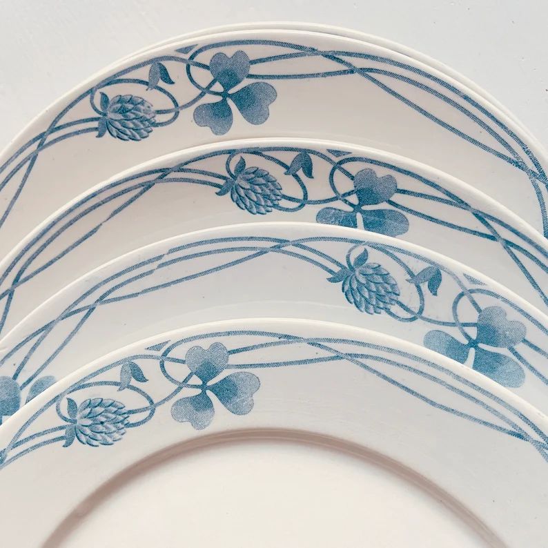 Тарелка Sarreguemines Trefle Модерн 24 см Франция