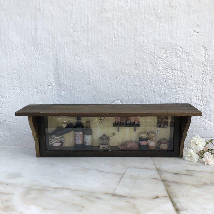 Консоль полка с деко частью в стиле Гурмэ