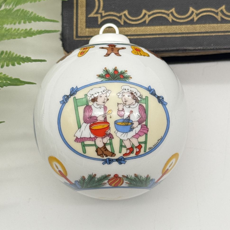 Подвес Шар рождественский 1996 Hutschenreuther Германия