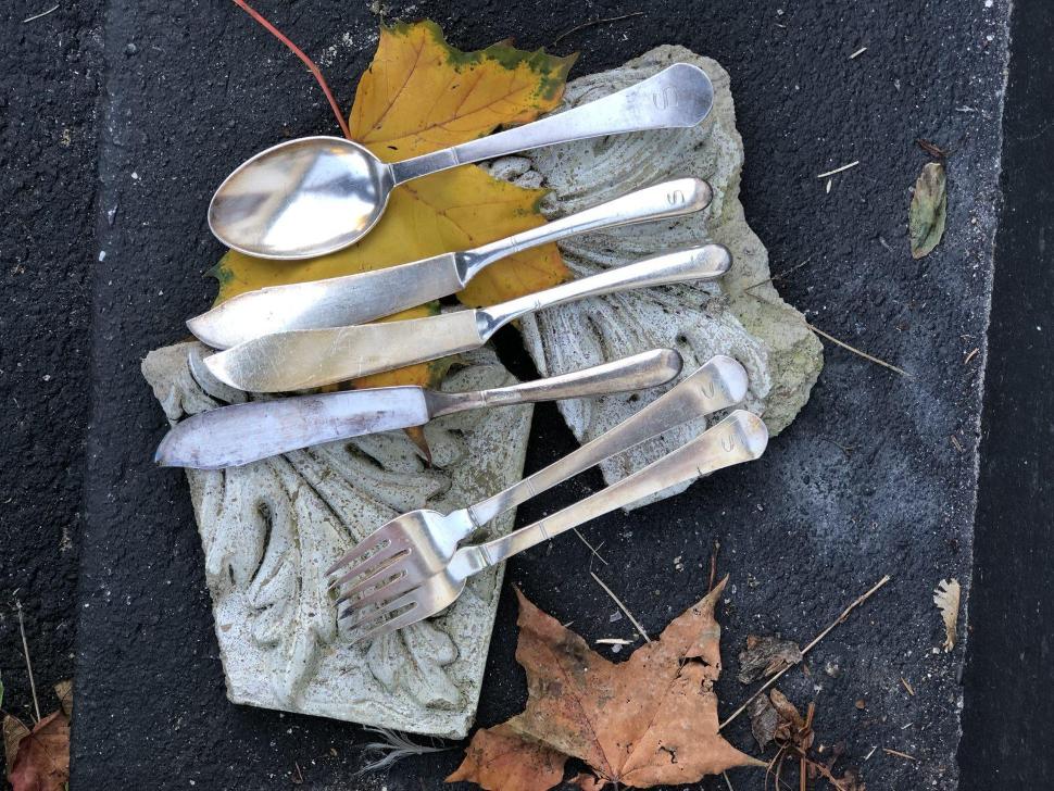 Нож вилка ложка GAB набор 11 шт.