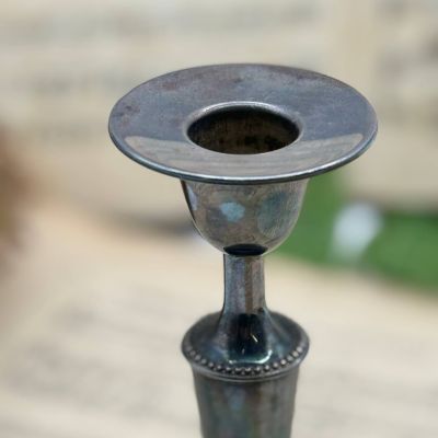 Подсвечник на одну свечу 18 см KELTUM мельхиор