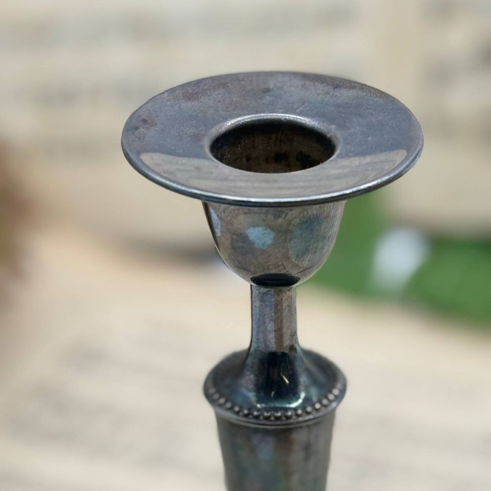 Подсвечник на одну свечу 18 см KELTUM мельхиор