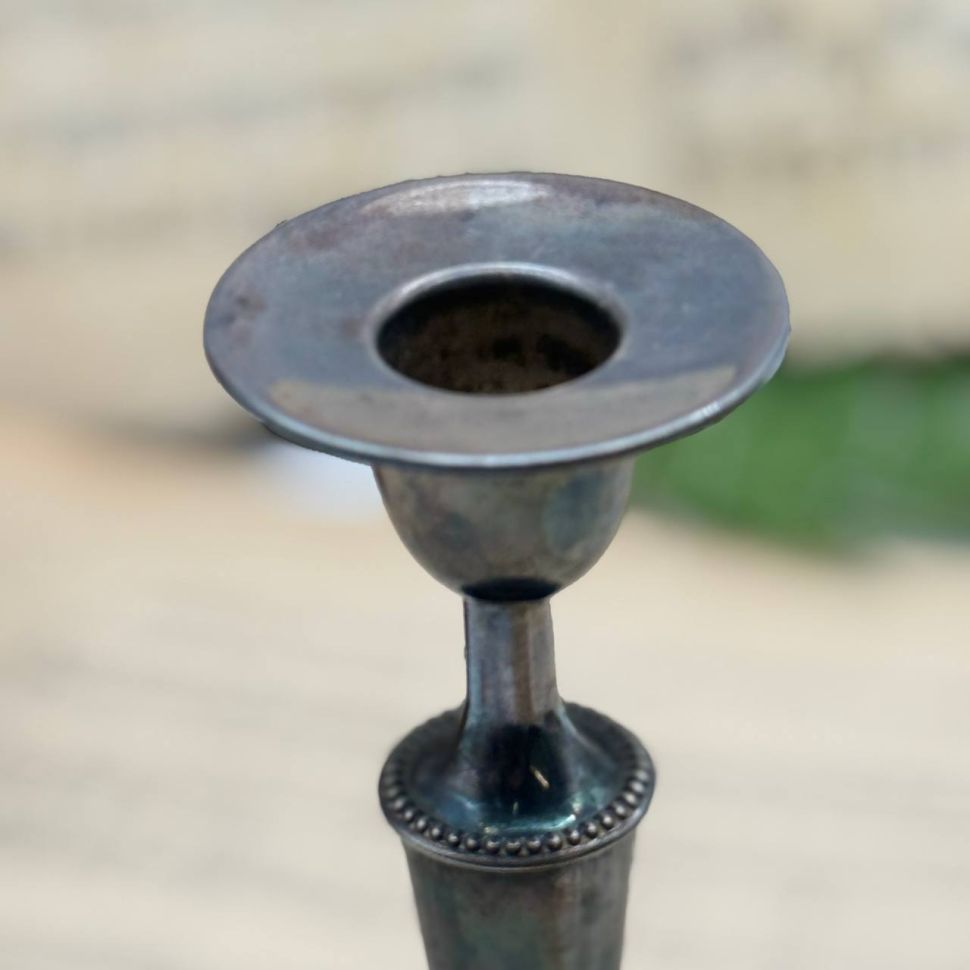 Подсвечник на одну свечу 18 см KELTUM мельхиор