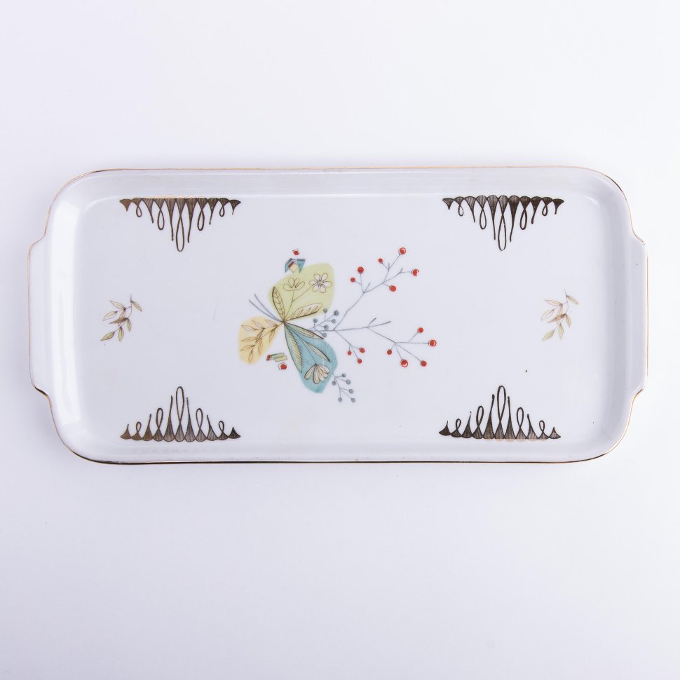 Блюдо поднос фаянс