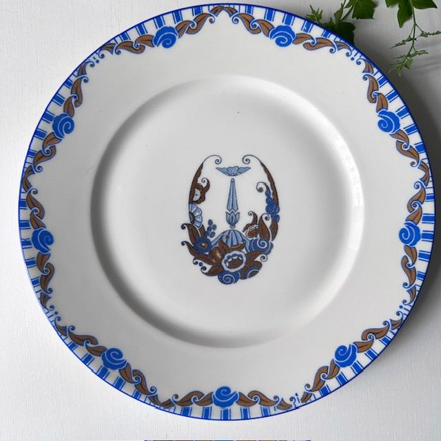 Тарелка Limoges WG et Cie конец XIX в 25 см фарфор Франция 1 категория