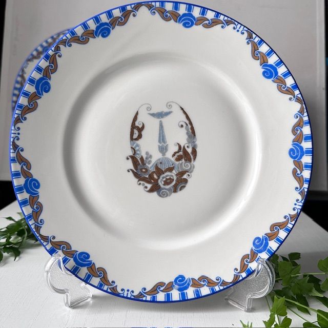 Тарелка Limoges WG et Cie конец XIX в 25 см фарфор Франция 1 категория