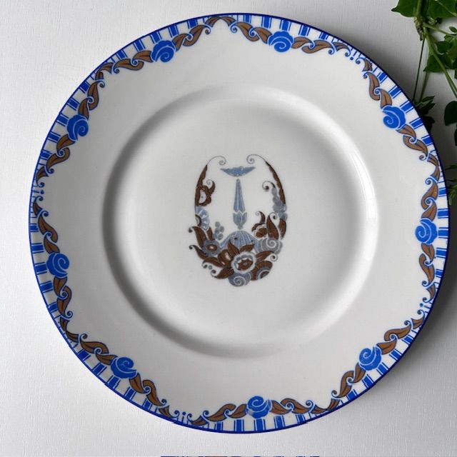 Тарелка Limoges WG et Cie конец XIX в 25 см фарфор Франция 1 категория