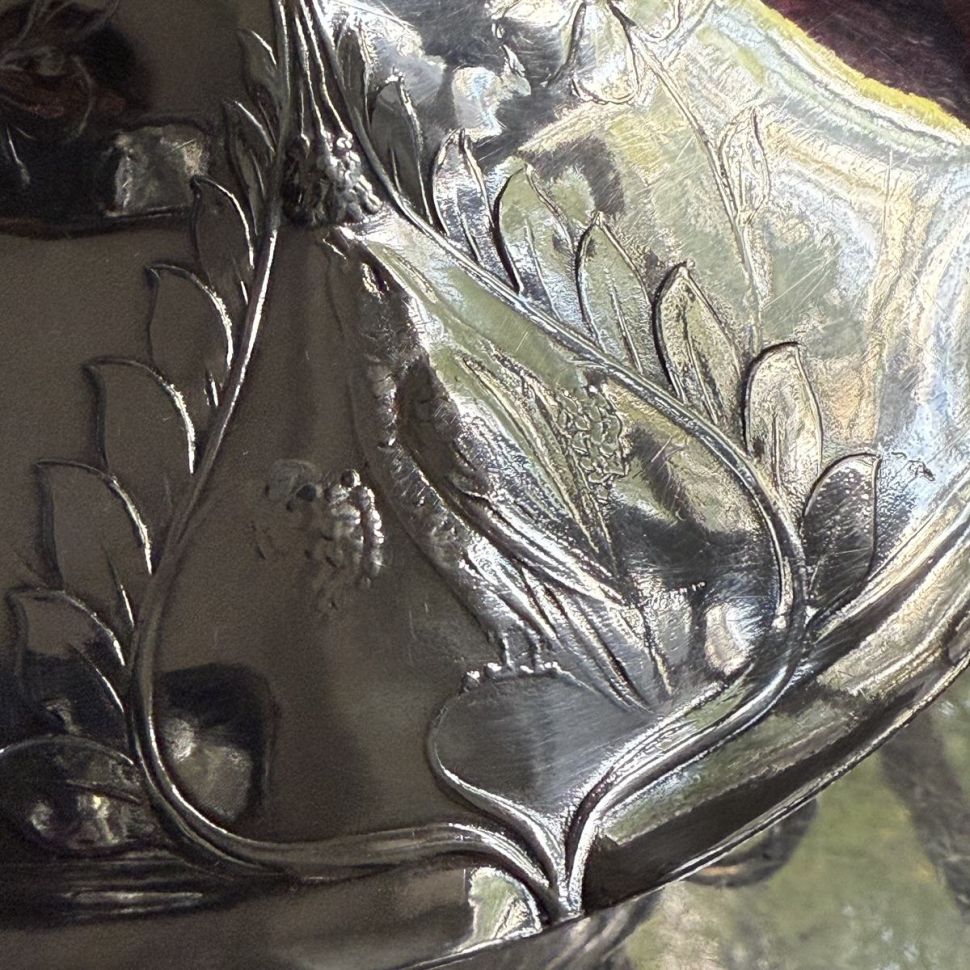 Террин супница легюмница Kayserzinn 1,2 л Германия 120 лет